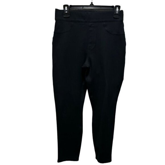 Spanx Women's 4-Pocket Skinny In Ponte Pants Size M Petite Taille Classic Black - Picture 5 of 11